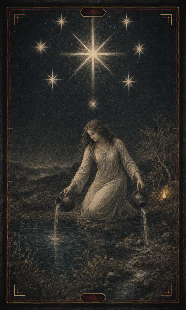 The Star, from the Haunted Plate deck